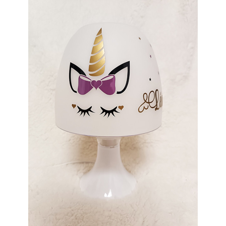 Lampe personnalisée licorne | Ketali