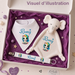 Coffret naissance personnalisé bébé – Les Essentiels