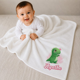 Plaid personnalisé bébé Dinosaure | Ketali