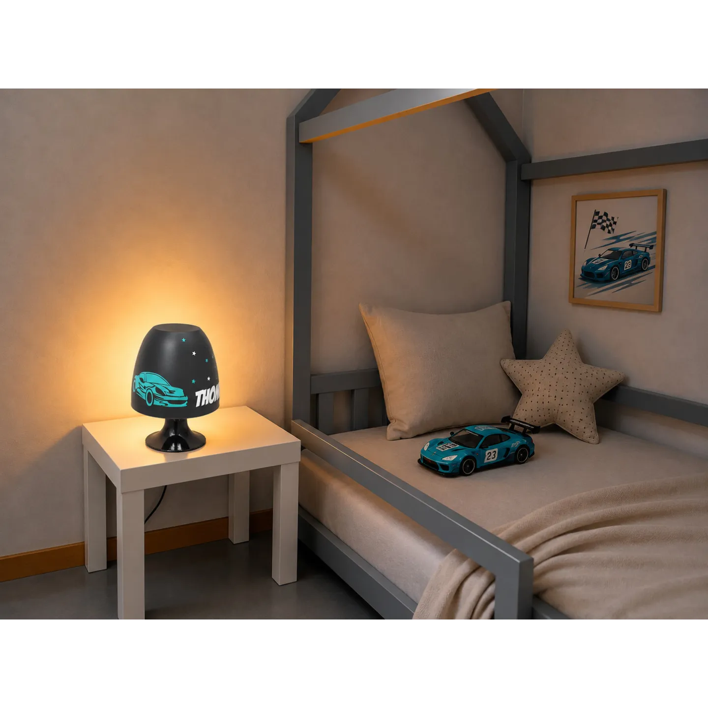 Lampe personnalisée voiture de course | Ketali Création