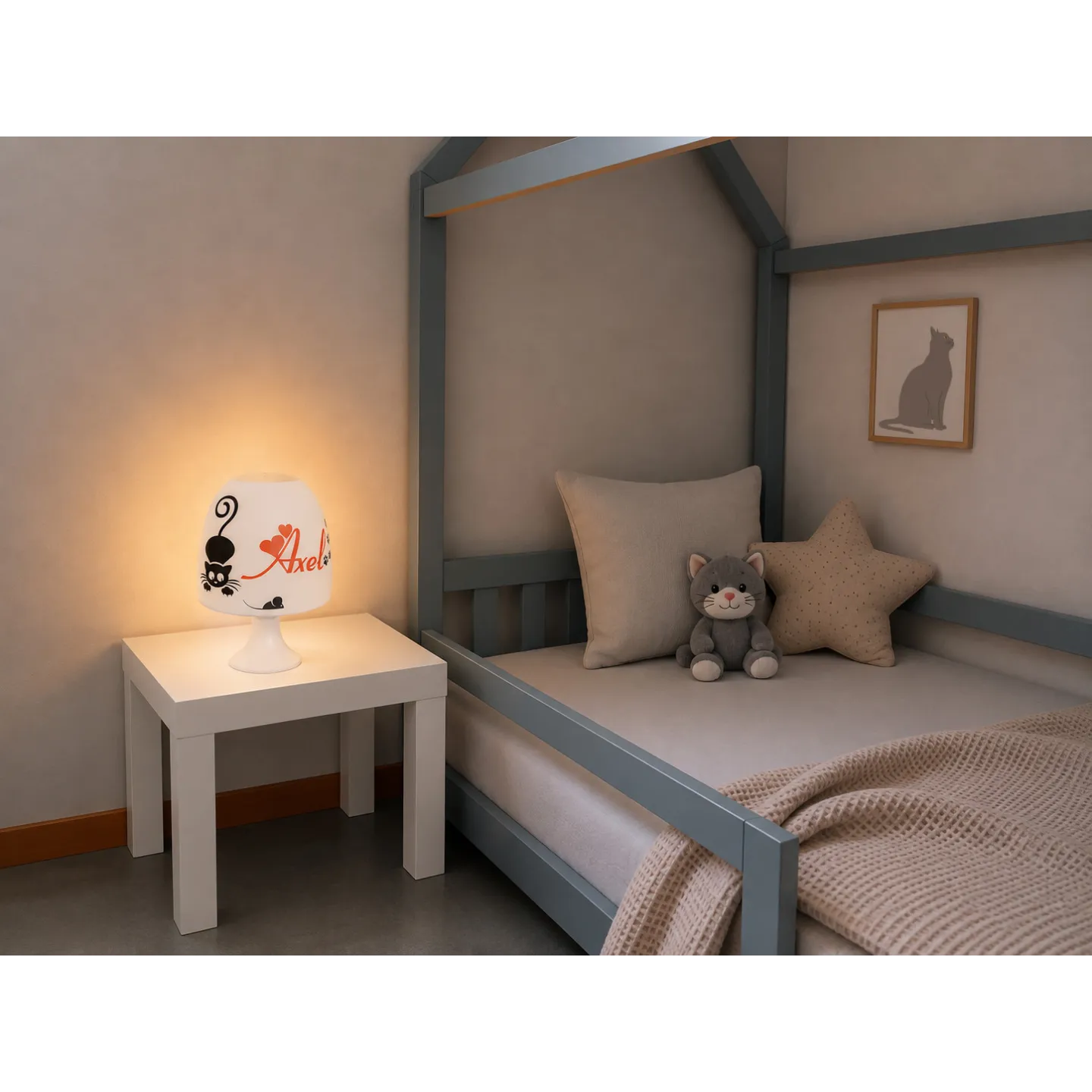 Lampe personnalisée chat et la souris | Ketali