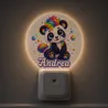 Veilleuse murale personnalisée bébé enfant animaux arc-en-ciel| Ketali Création