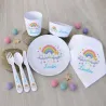 Set repas bébé personnalisé météo enchantée | Ketali création