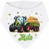 Bavoir bandana personnalisé tracteur de la ferme | Ketali