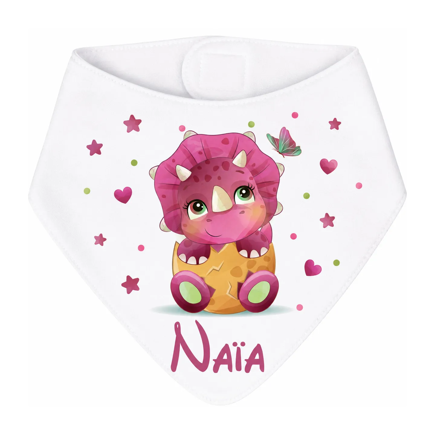 Bavoir bandana personnalisé Dinosaure | Ketali