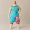 Ensemble 2 - 4 Ans Short T-shirt bébé ballons coeur | Ketali