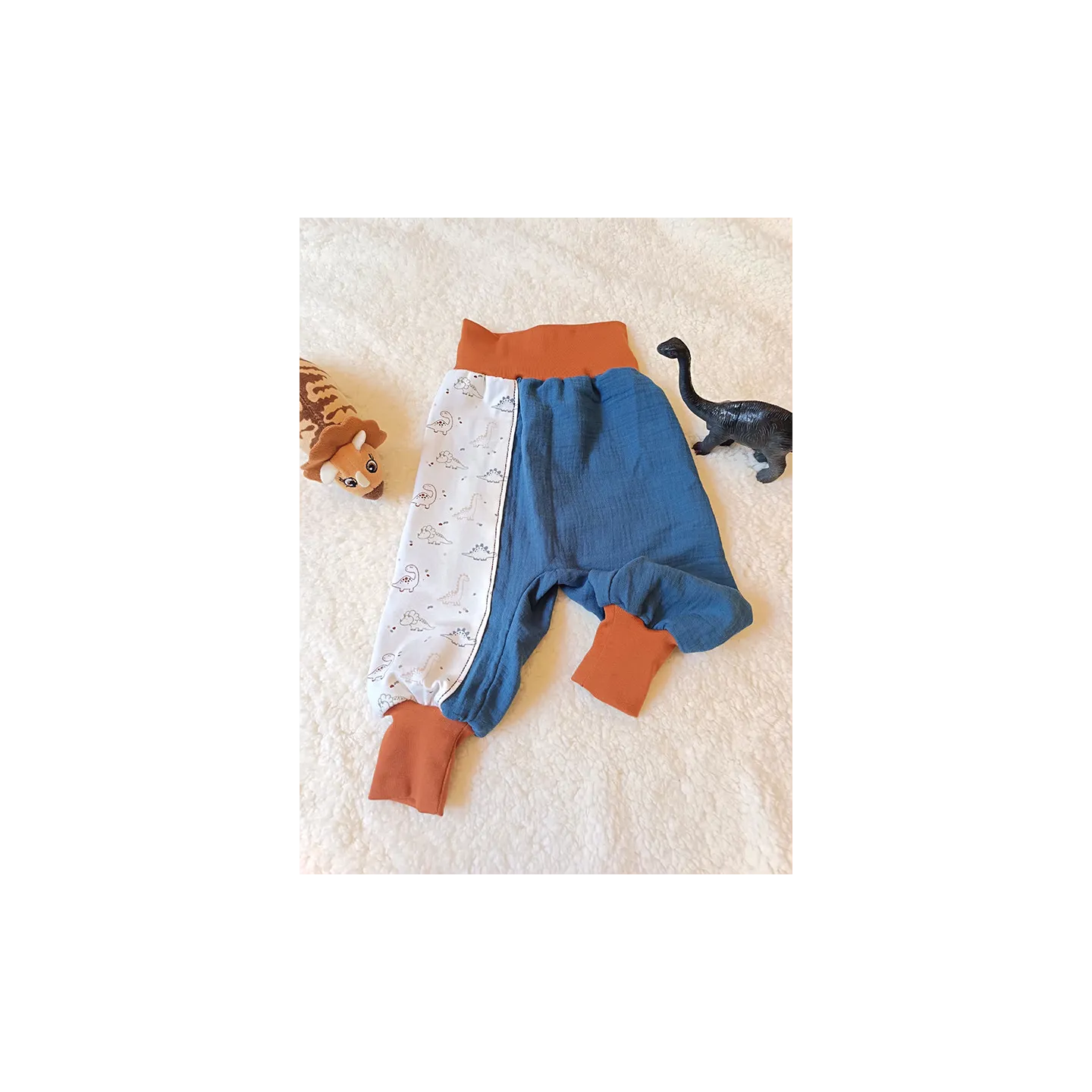 Sarouel évolutif bébé 6-18 mois Petits dinos | Ketali