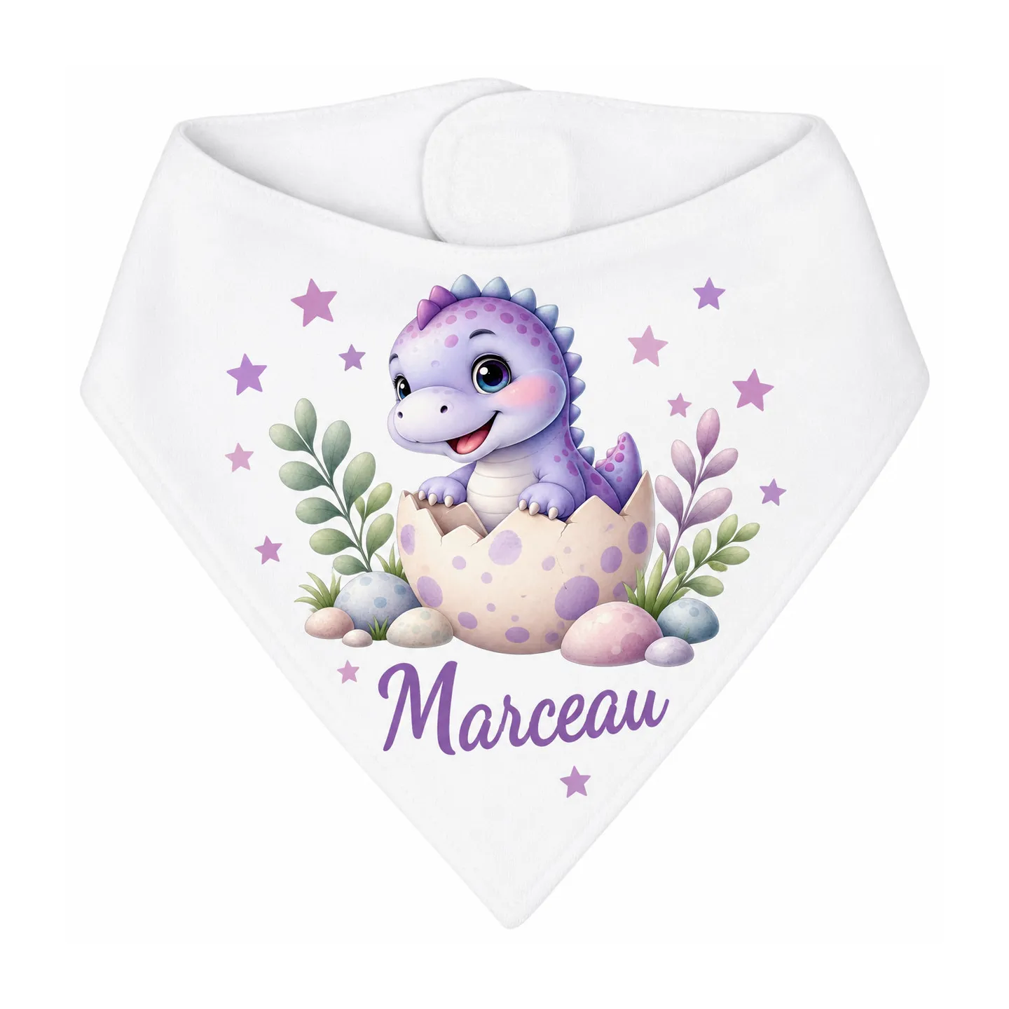Bavoir bandana personnalisé Dinosaure | Ketali