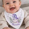 Bavoir bandana personnalisé Dinosaure | Ketali