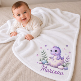 Plaid personnalisé bébé Dinosaure | Ketali