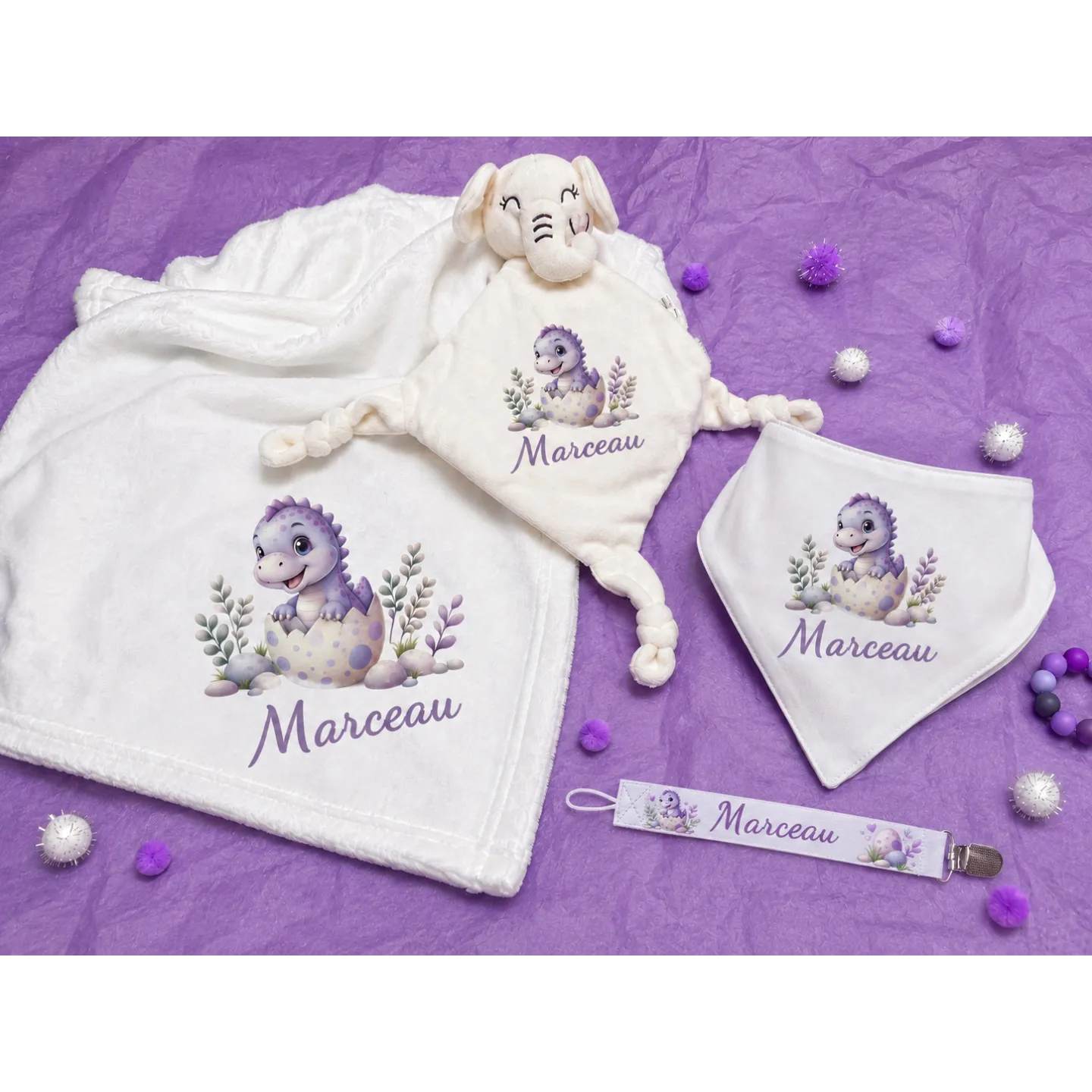 Coffret naissance personnalisé bébé – Le tout doux