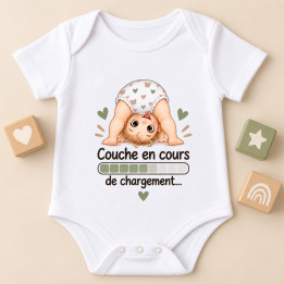 Body bébé humoristique Couche en chargement | Ketali