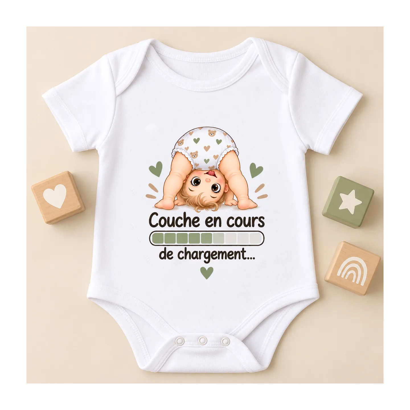 Body bébé humoristique Couche en chargement | Ketali