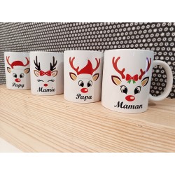 Mug de Noël personnalisé